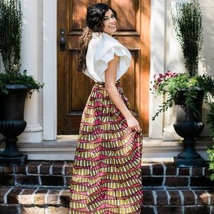 Francis + Benedict maxi skirt s